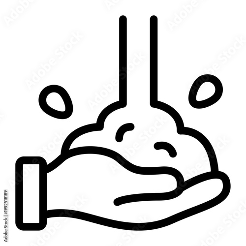 Ablution Line Icon