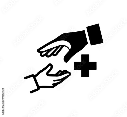 Medical Assistance and Support Icon