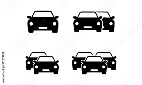 car illustrations in different forms