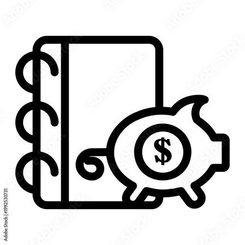 savings Line Icon