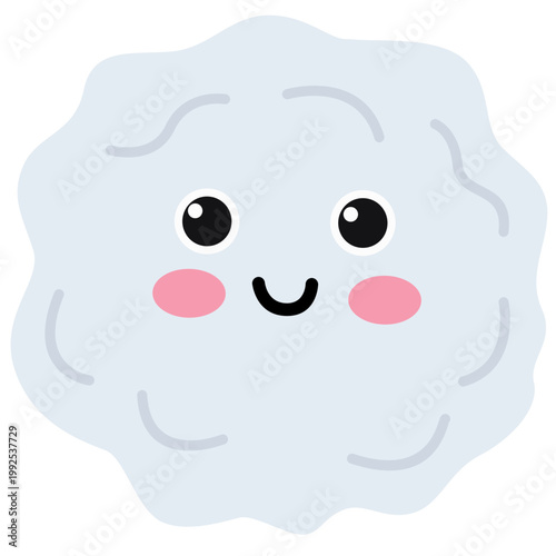 Cute Blood Cell Leukocyte Illustration