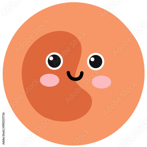 Cute Blood Cell Monocyte Illustration