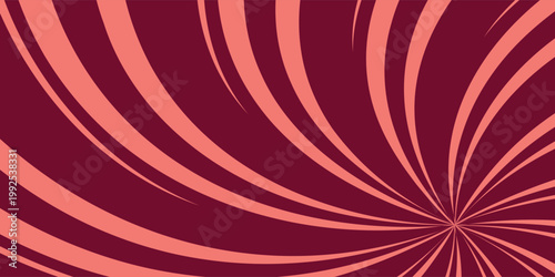 Abstract psychedelic swirl pattern, radial comic burst, or vintage hypnotic vortex design.