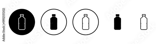 Bottle icon vector. bottle sign and symbol