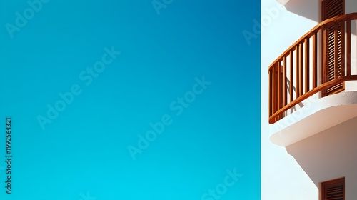 Elegant Exterior View Shows Minimalist House with Clean Lines