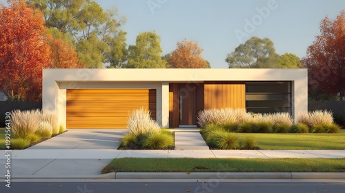 Minimal House Front Reflects Clean and Simple Aesthetic