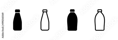 Bottle icon vector illustration. bottle sign and symbol