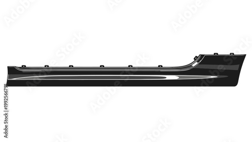 Black Car Bumper Part.