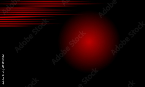 Abstract dark backdrop featuring red light streaks and smooth gradients for a dynamic visual effect.