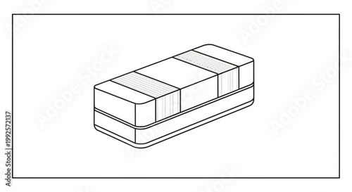 Whiteboard Eraser Drawing, Office Supply Icon, Clean Whiteboard Marker Duster