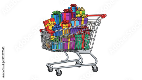 Shopping Cart Full Gifts.