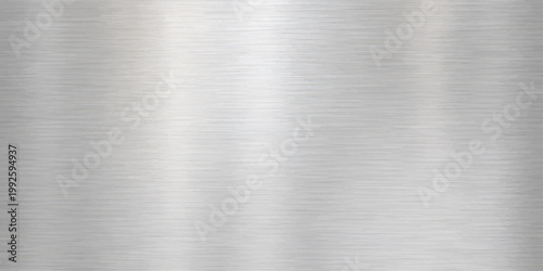 Brushed silver metal texture background with shiny stainless steel surface and smooth industrial pattern suitable for wallpaper backdrop