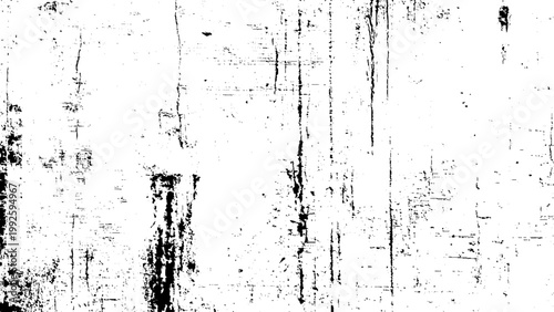 Grunge texture with black scratches on white background distressed effect