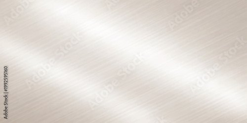 Polished silver brushed metal texture background with a shiny stainless steel surface and industrial grey aluminum plate pattern