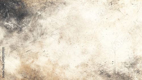 Grungy textured surface with scratches and stains on old concrete wall