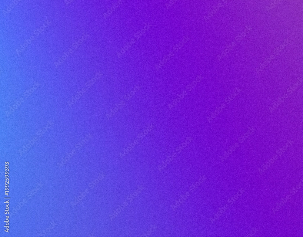 Fototapeta premium Cool blue shades transition into vivid violet with a gentle grainy texture, creating a stylish, modern backdrop for tech, fashion, or social media designs.