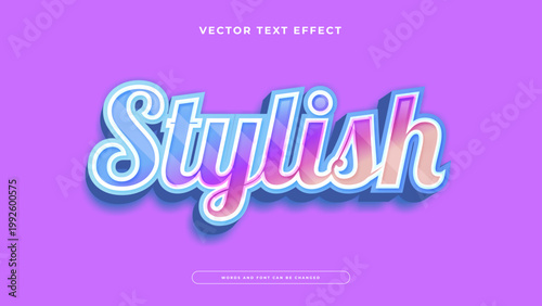 Colorful pastel gradient 3d text effect with stylish cursive script and soft shadow for creative design