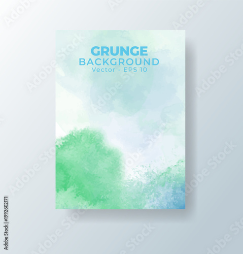 cards with bright colorful vector watercolor background. Design for your date, postcard, banner.