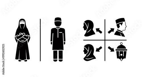 Illustration of a medieval execution sequence with hooded figures and a guillotine.