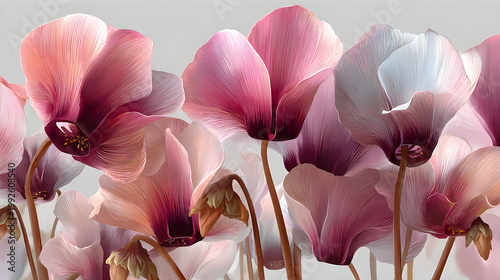 A beautiful macro close-up of a pink phalaenopsis orchid blossom isolated on a black background showcases the tropical flora in a stunning nature bloom
