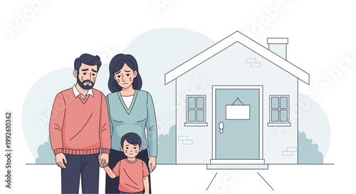 Foreclosure Devastation: Family Faces Loss of Home due to Financial Strain