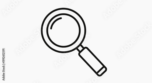 A magnifying glass illustration shows a tool for inspection and investigation purposes.