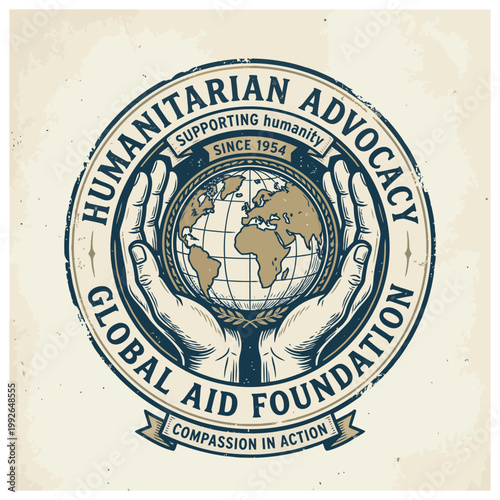 Global Aid Foundation humanitarian advocacy logo.