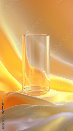 empty glass showcase