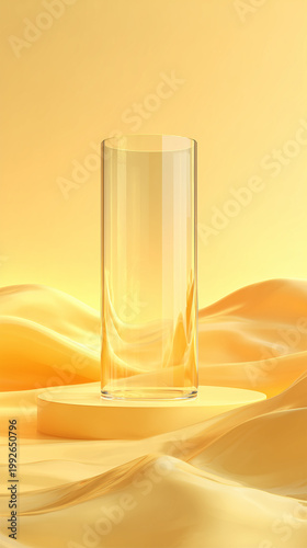 empty glass showcase