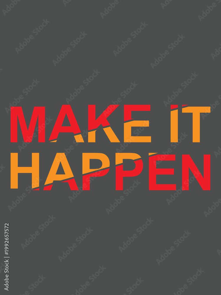 Fototapeta premium Motivational Quote T-Shirt Design Success Mindset Typography Vector