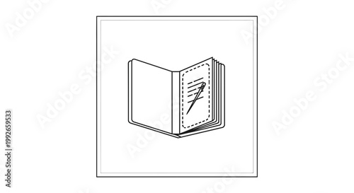 Open book with needle and thread, sewing, DIY, craft, hobby, handmade, creative, design