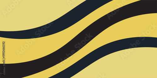 Modern abstract green wave background with eco-friendly fluid curves and black accents.vector, eps10