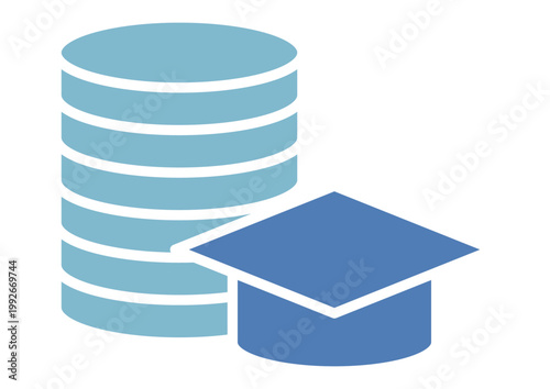 学生ローンのイメージ　アイコン　奨学金　教育　ベクターイラスト