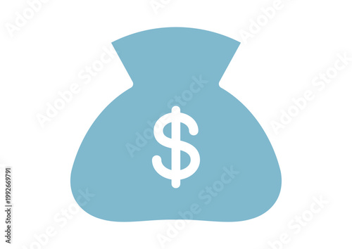 財布アイコン　がま口　現金　ドル　ベクターイラスト