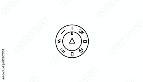 Camera Mode Dial Icon - Manual, Auto, Program, Scene Modes