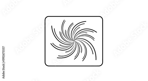 Abstract Swirl Burst Effect