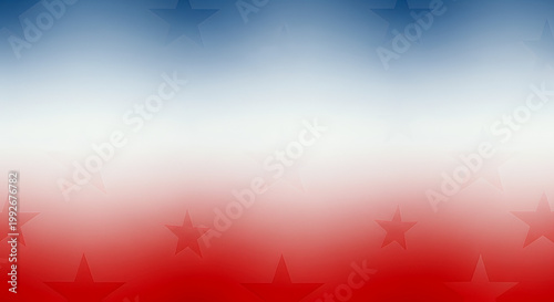 Patriotic Background for Independence Day Celebration Featuring Subtle Star Patterns in Red White and Blue Colors for Fourth of July Holiday Graphics