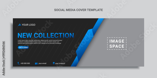fashion sale social media cover design or web banner