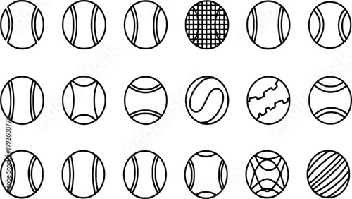 Technical architectural blueprint vector icon set for civil engineering and urban infrastructure on white