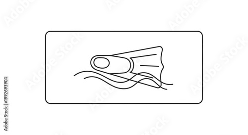 Flippers and Waves Icon