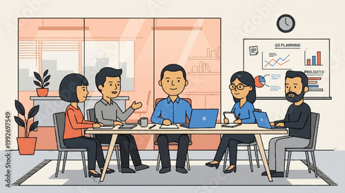 people at the office had a meeting