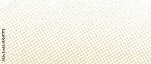 Dotted beige halftone sand background. Pixelated speckle paper texture. Retro craft ecru wallpaper. Grungy grainy sandy overlay. Vector sack cloth halftone pattern. Dirty canvas material backdrop
