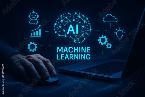 Innovative machine learning process with artificial intelligence network and futuristic brain interface for smart technology development
