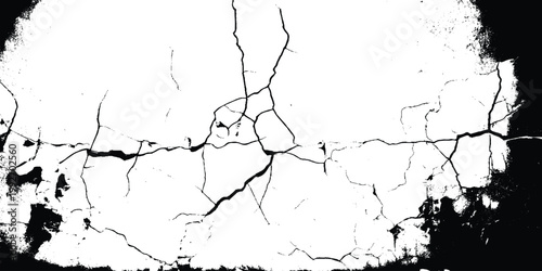 Minimal monochromatic photographed rough concrete textured background. Cracked aged background, graphic resource for modern wallpaper