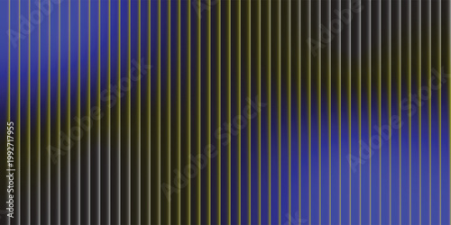 Soft focus background with vertical stripes in muted gold and sapphire tones, rhythmic pattern with atmospheric blur, creative color wash design, modern artistic texture, subtle light play.
