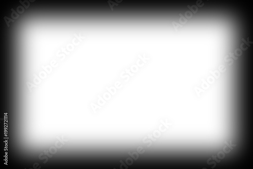 Fotografía rectangle square shape element of vignette border edge frame with narrow black g