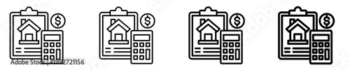 Finance  Icon Set Different Style Collection