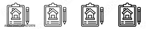 Clipboard  Icon Set Different Style Collection