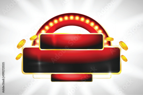 online casino poker game background editable text effect