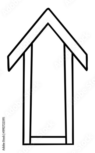 やじるし ノーマル 白